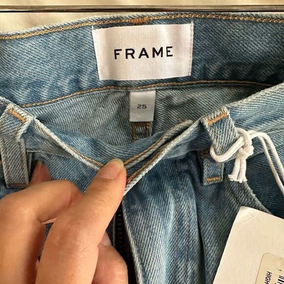 NWT FRAME wide leg high rise jeans - Picture 7 of 7